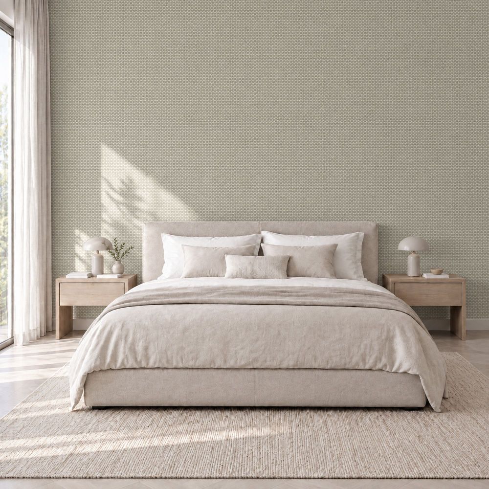 NL25 Canvas Beige applied in an interior
