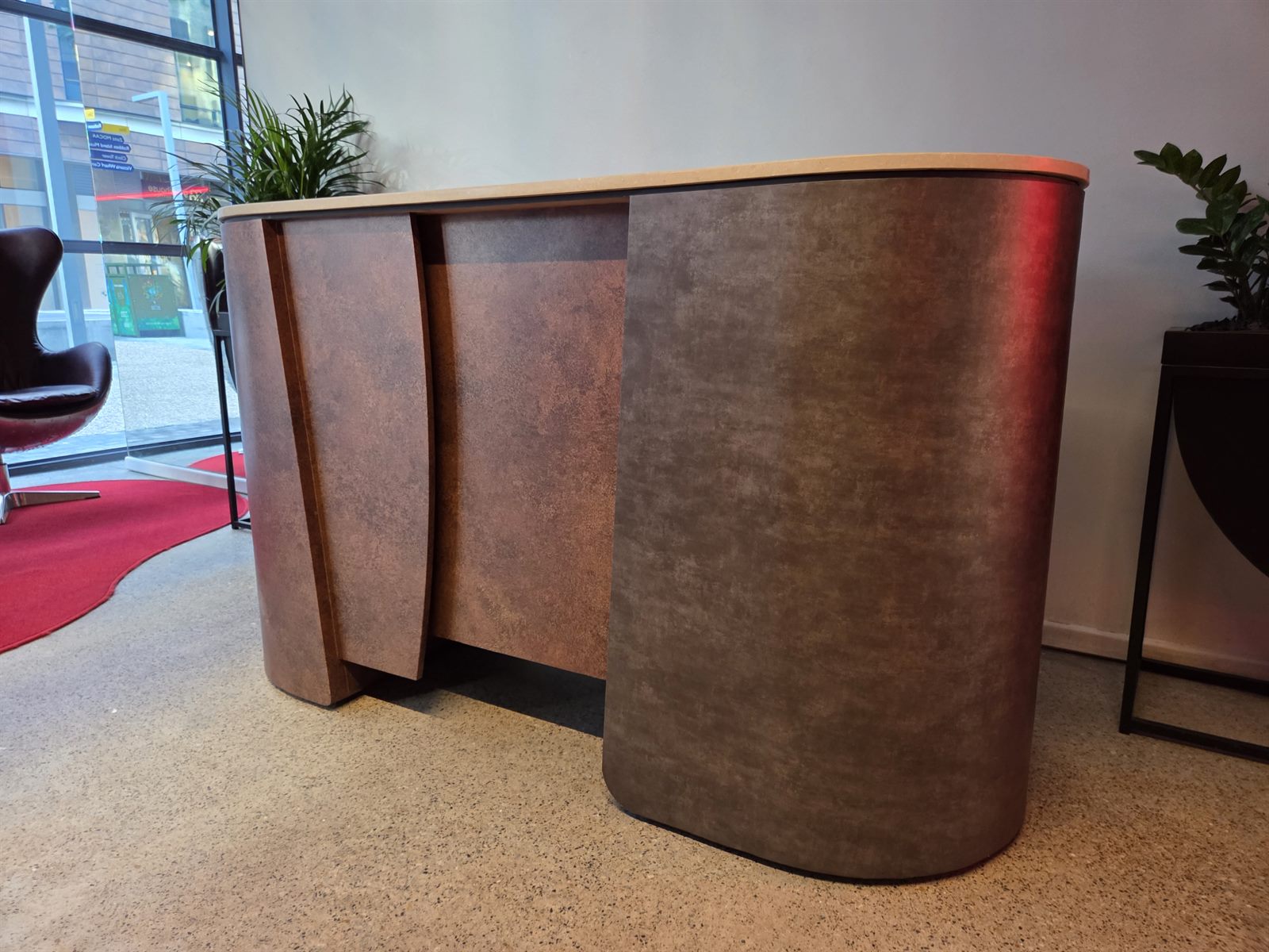 Radisson Red CPT Reception, completed installation
