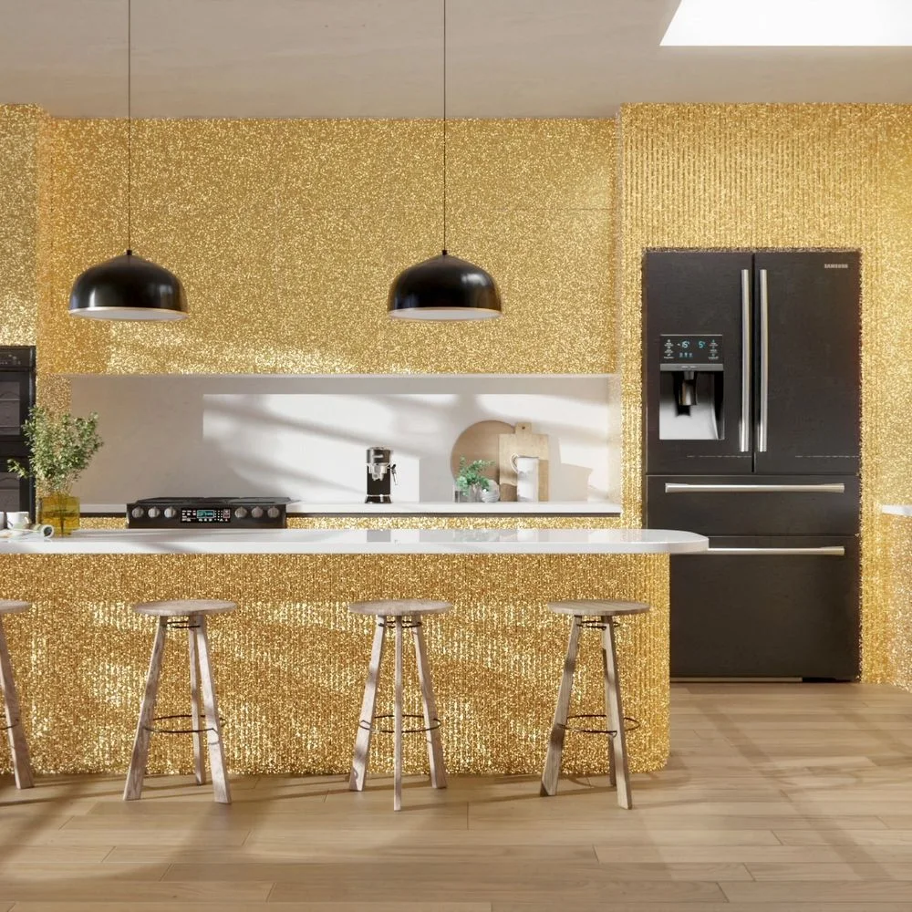 R19 Champagne Disco applied in an interior