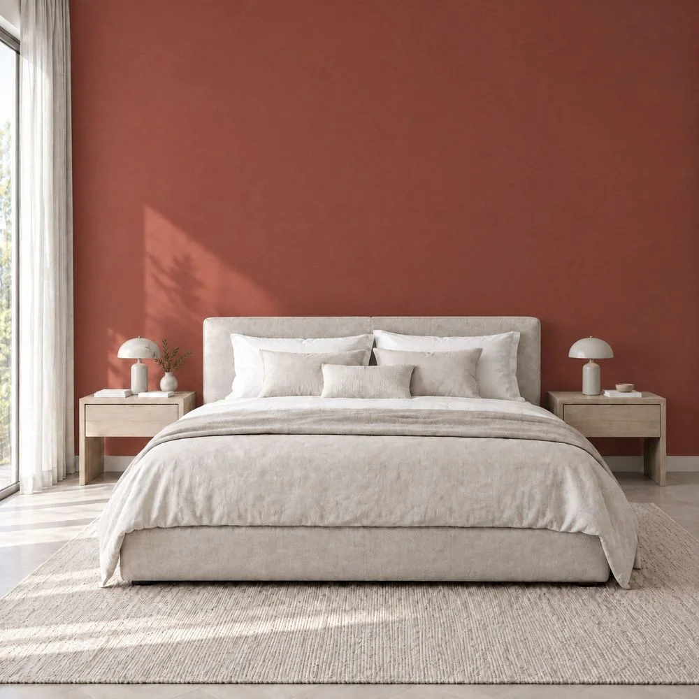 NL46 Terracotta applied in an interior