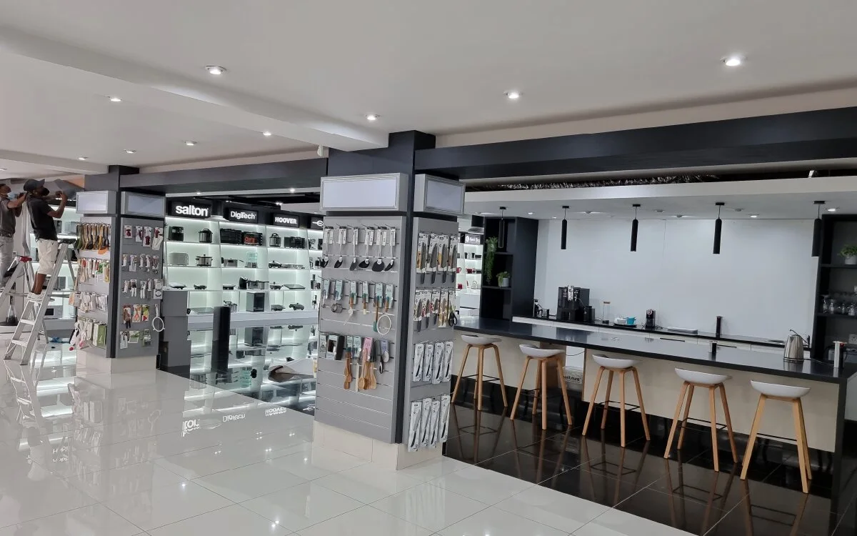 Home of Living Brands, completed installation