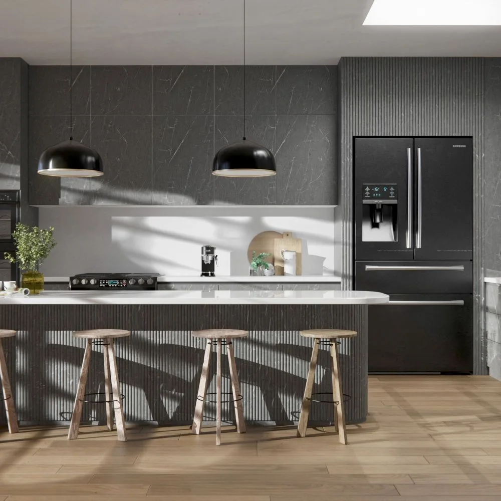 HR-NF98 High Resistant - Armani Nero applied in an interior