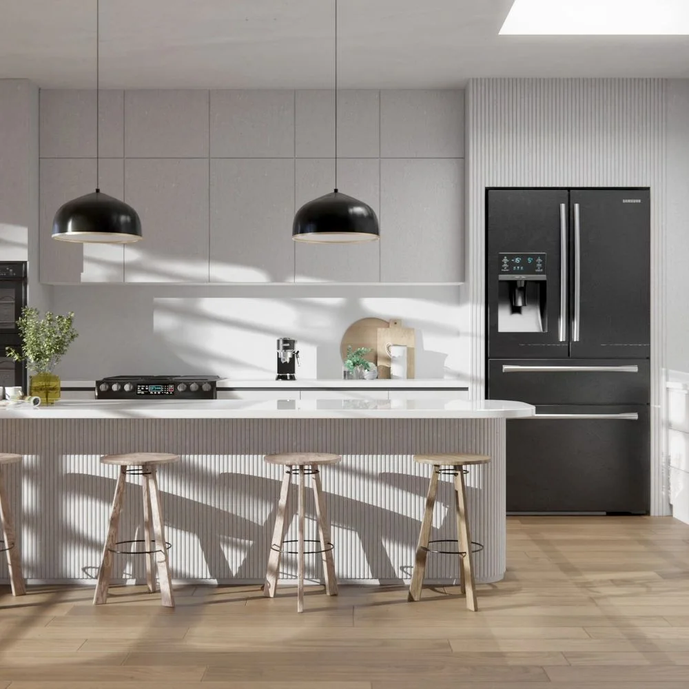 NH40 Mixed Gray applied in an interior