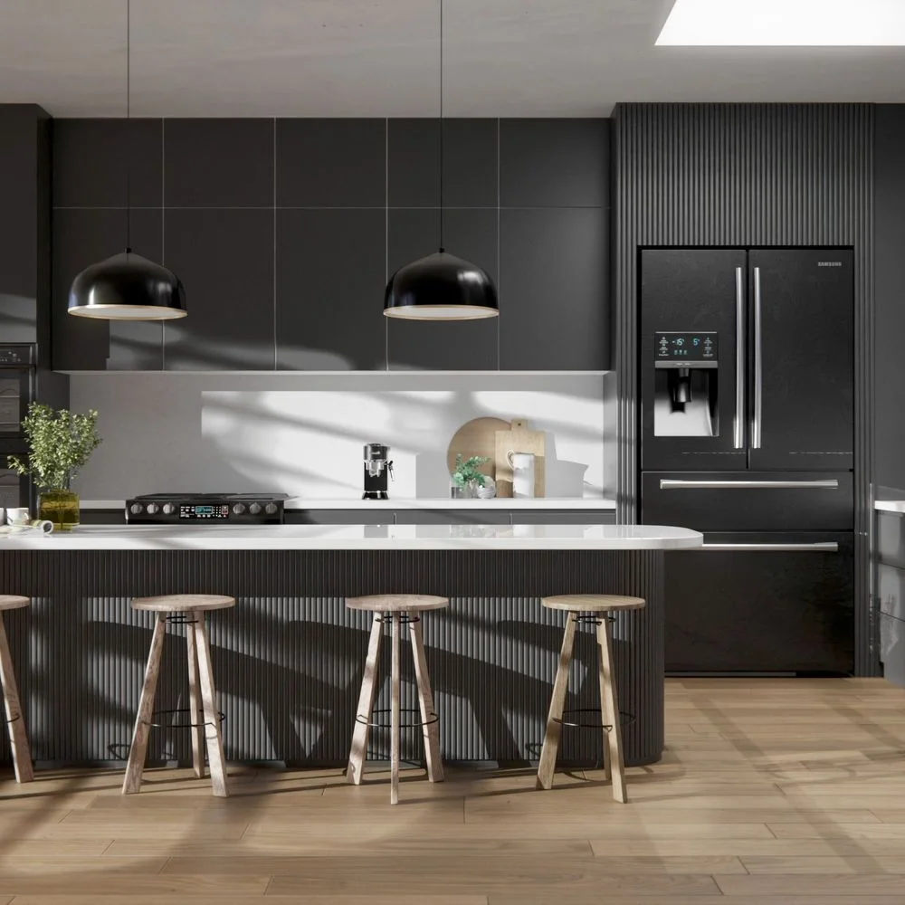 J2 Rich Black applied in an interior