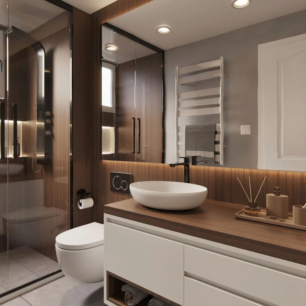 NF55 Brown Teak, view 4