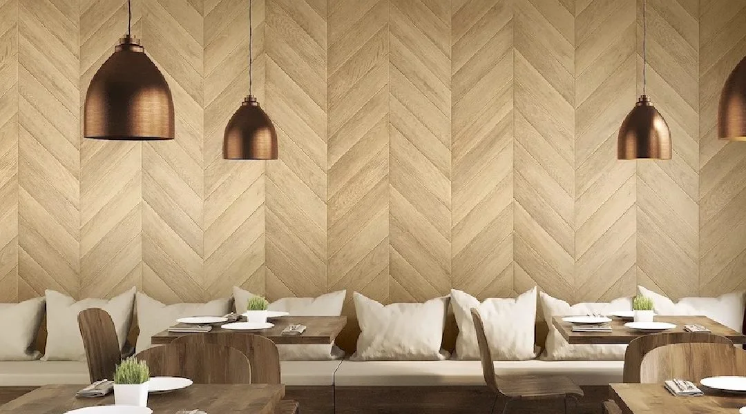 H50 Chevron Oak applied in an interior