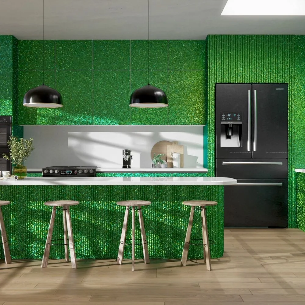 R12 Green Disco applied in an interior
