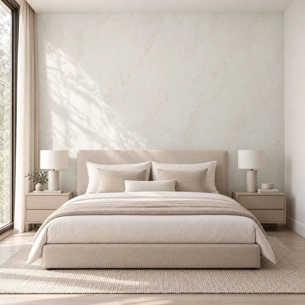 NL48 Bianco Nebbia applied in an interior