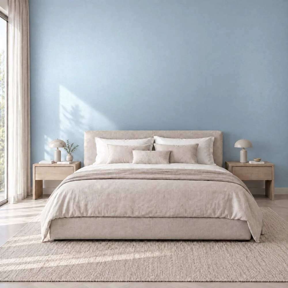 NK23 Suede Sky applied in an interior