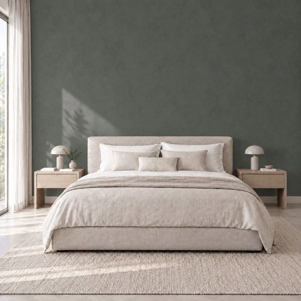 NK13 Microcement Dark applied in an interior